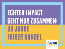 30 Jahre Fairtrade
